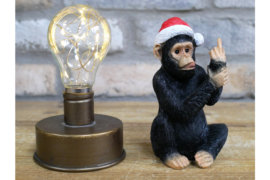 Up Yours Monkey Christmas - Small