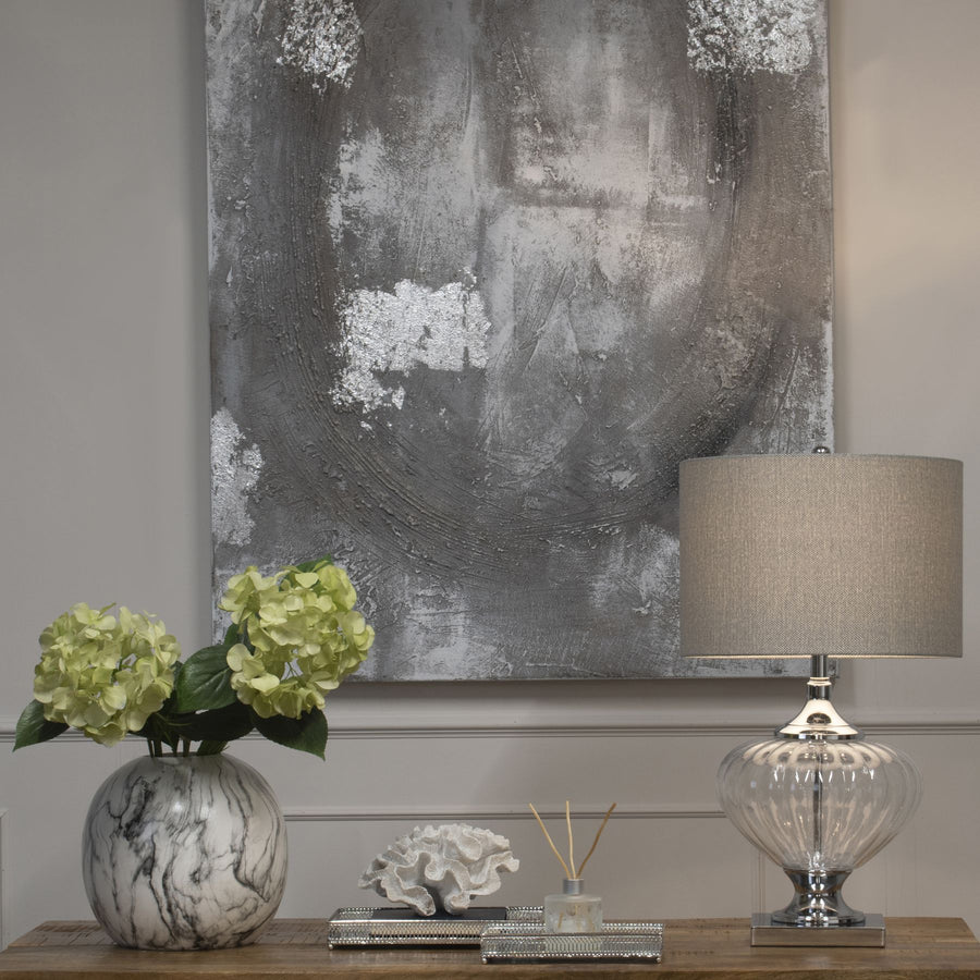Set of Two Rectangular Nickel Trays