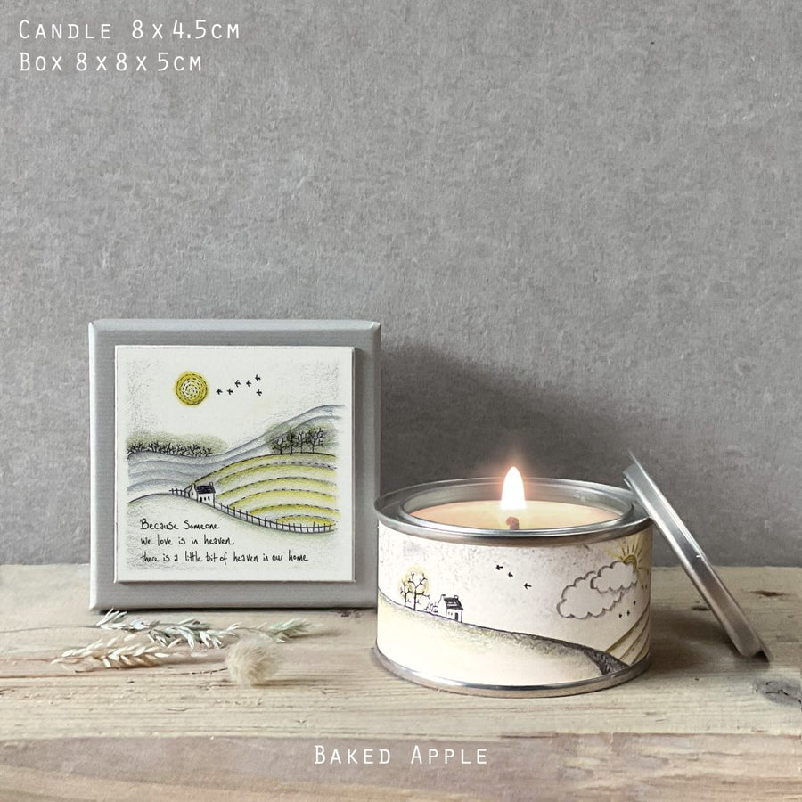 Boxed candle-Because someone we love