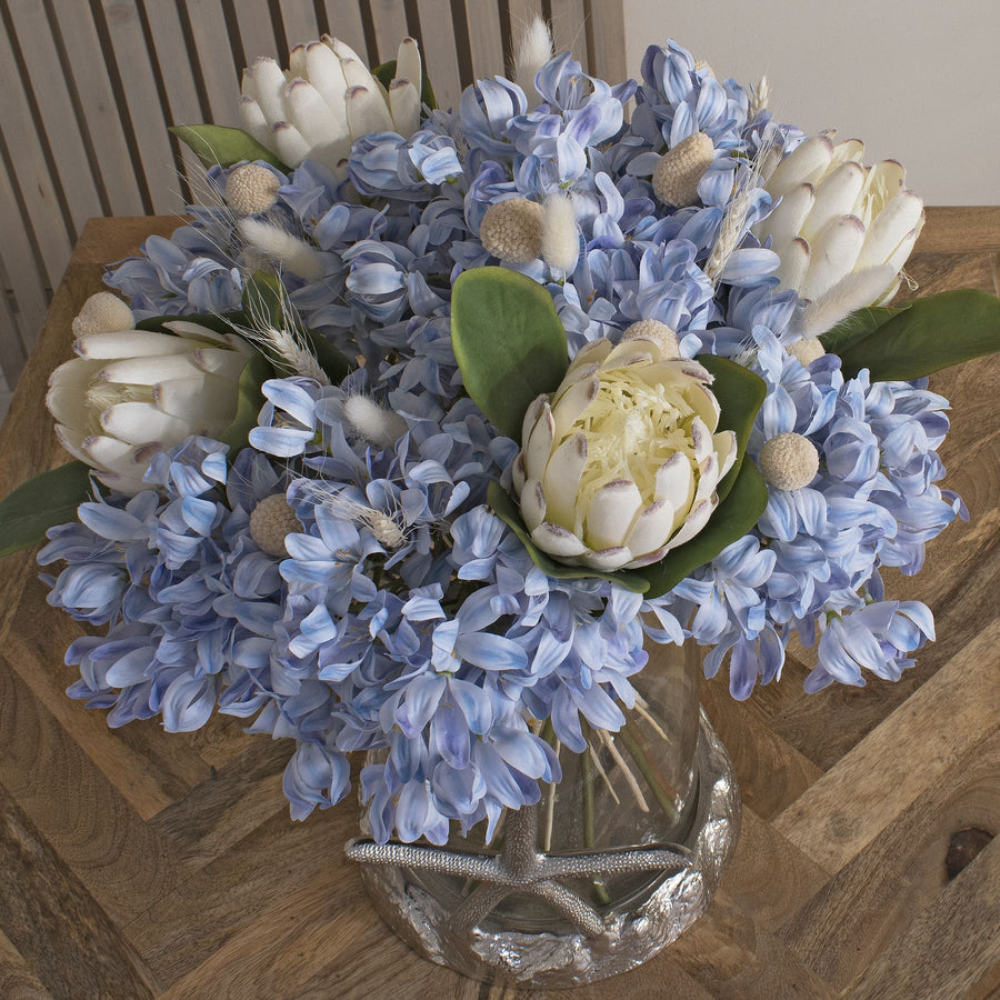 Dried White Bunny Tail Bunch of 60