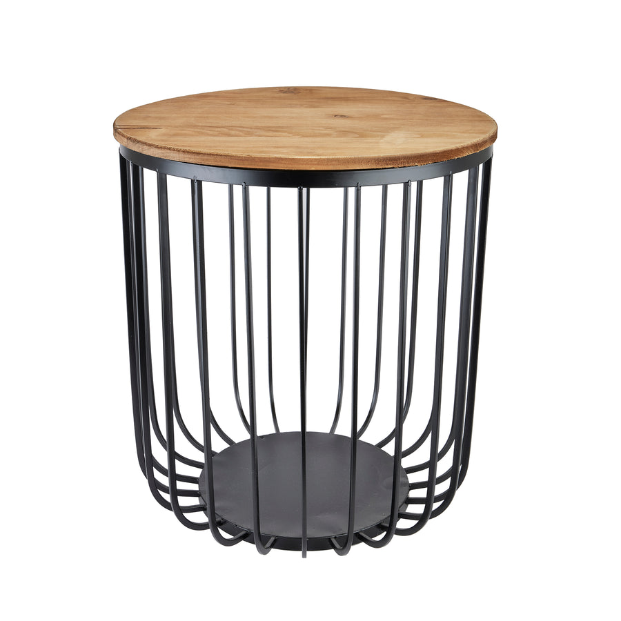 Set of Three Industrial Side Tables