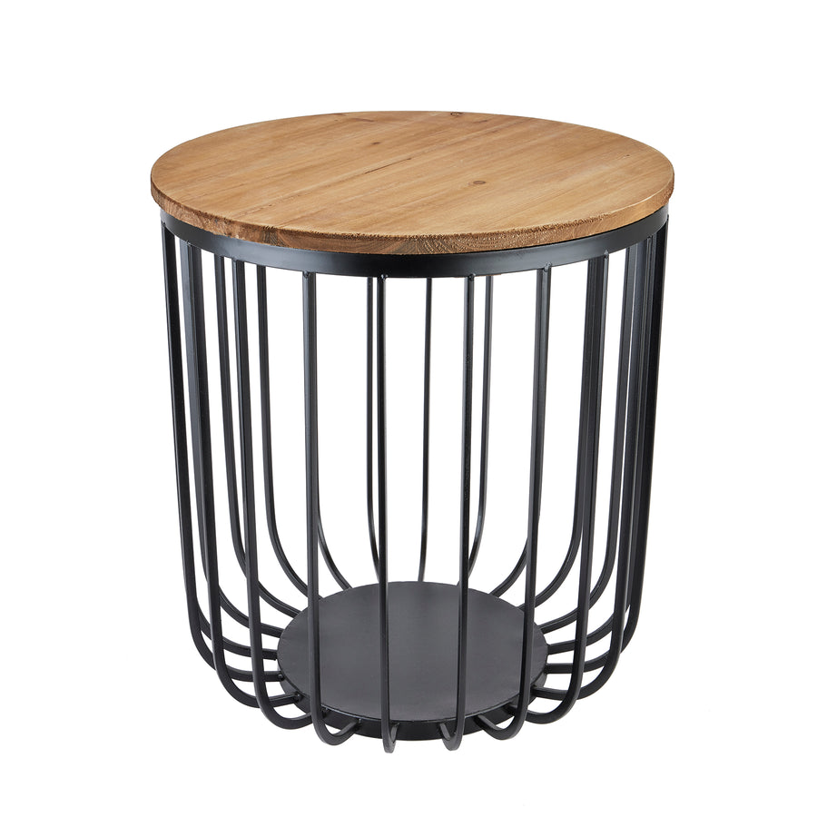 Set of Three Industrial Side Tables