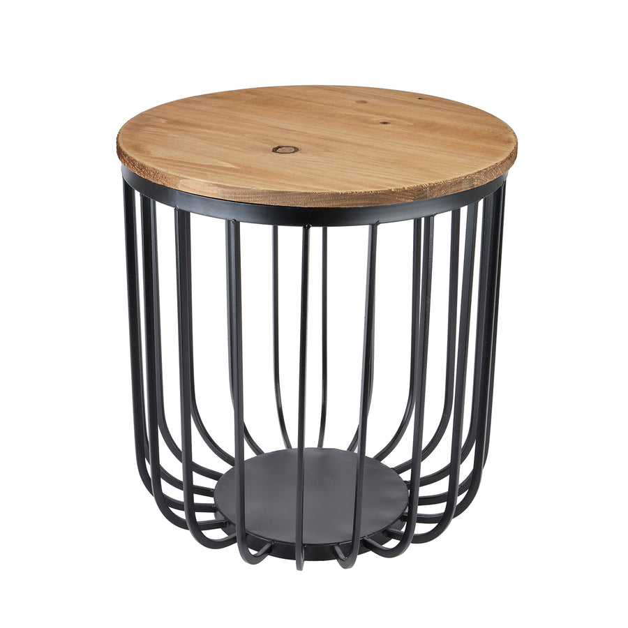 Set of Three Industrial Side Tables