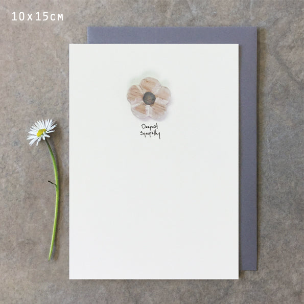 Woodland card-Deepest sympathy