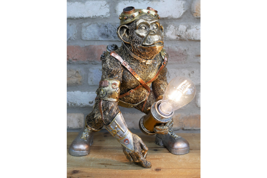 Steampunk Monkey Light