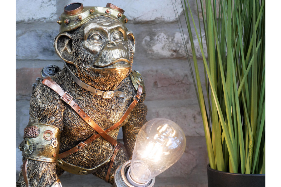 Steampunk Monkey Light