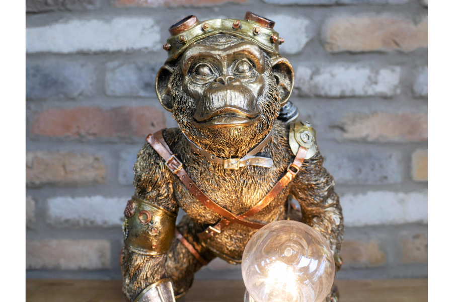 Steampunk Monkey Light