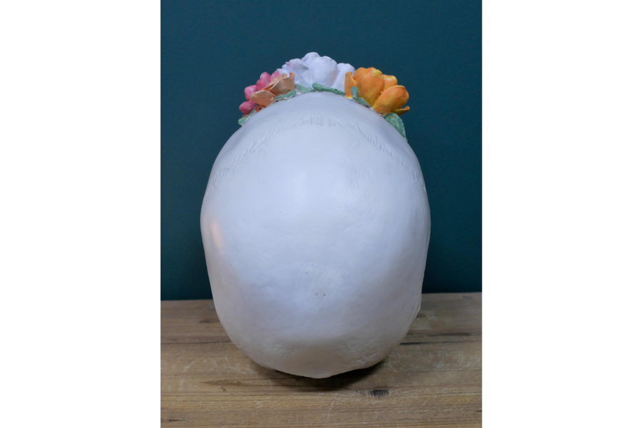 Skull with Flowers