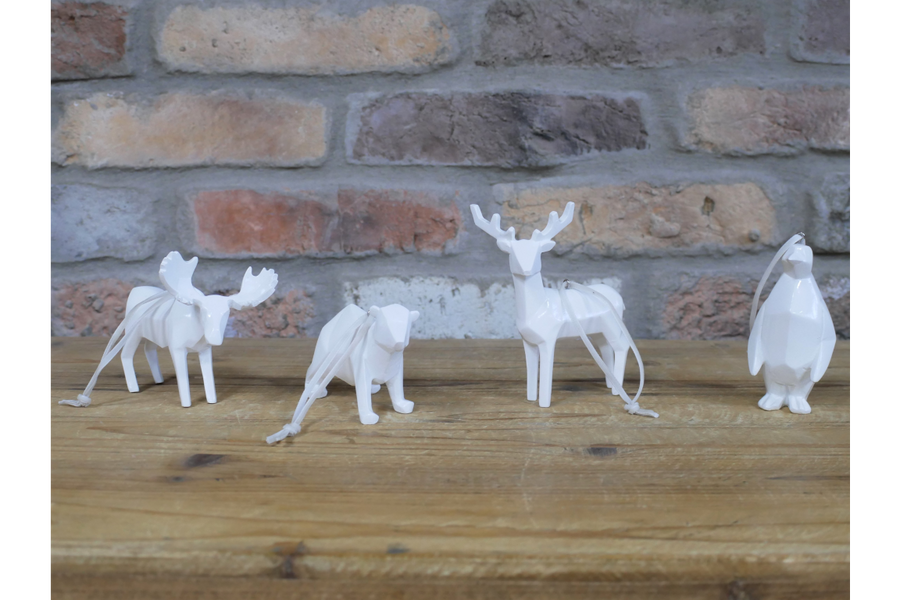 Set of 4 Christmas Ornaments