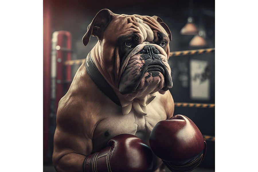 Bulldog Wall Art - Mini