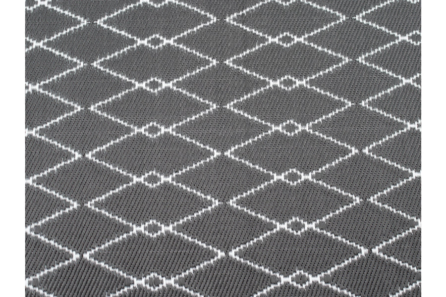 Black and White Outdoor Rug