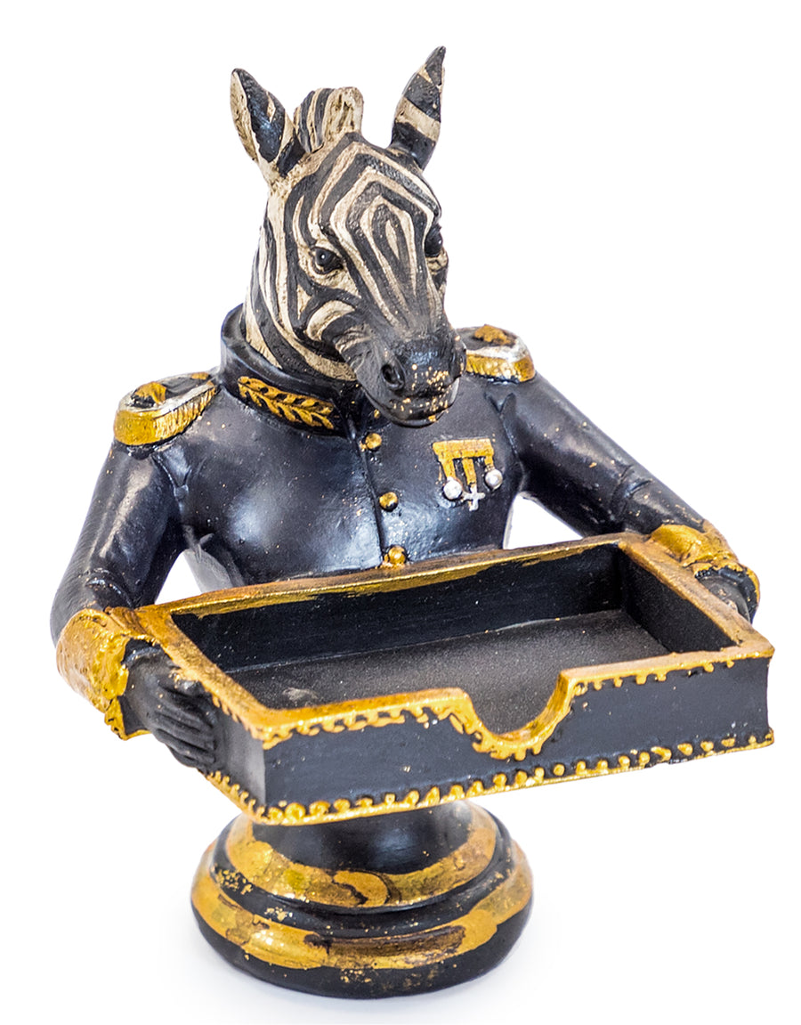 Gentry Zebra Card Holder / Sweet Tray